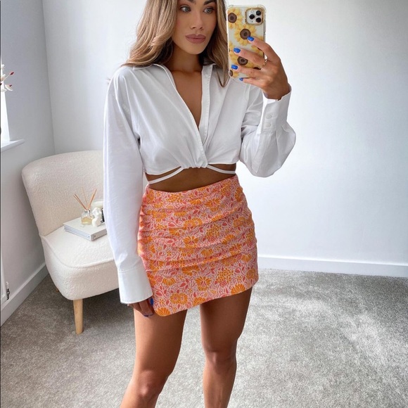 Bloggers fav white tie crop shirt - Picture 6 of 11